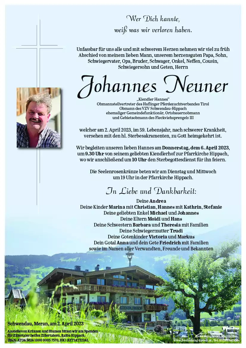Parte von Johannes Neuner